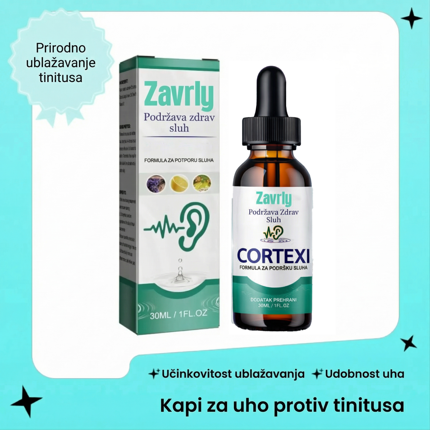 Zavrly kapi za uši protiv tinitusa za čiste uši i vrhunsku udobnost – otključajte trenutno olakšanje od tinitusa i nelagode u ušima✨