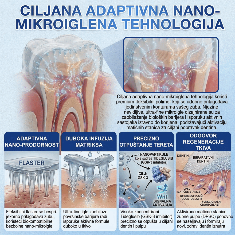Glimmerly®🦷 Tideglusib Flaster s mikroiglicama za popravak zuba i desni 💳 Plaćanje pouzećem (Obnavlja caklinu i dentin • Jača desni • Uklanja kamenac i neugodan miris • Smanjuje osjetljivost zuba) 🍋