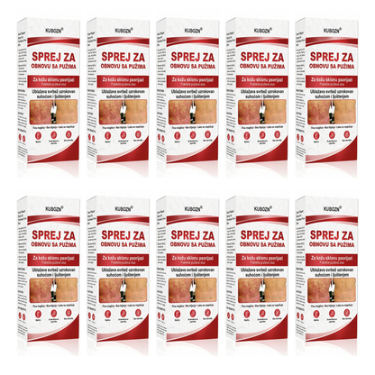KUBOZN® 🎉SPREJ ZA OBNOVU SA PUZIMA za svrbežnu, perutavu kožu kod psorijaze 🎁