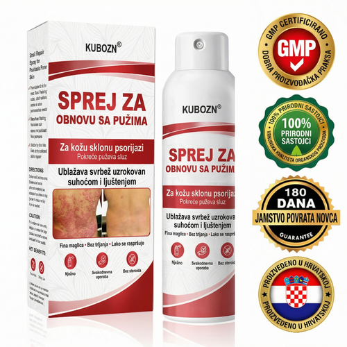 KUBOZN® 🎉SPREJ ZA OBNOVU SA PUZIMA za svrbežnu, perutavu kožu kod psorijaze 🎁