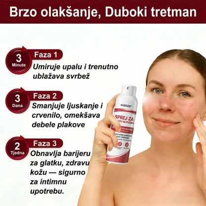 KUBOZN® 🎉SPREJ ZA OBNOVU SA PUZIMA za svrbežnu, perutavu kožu kod psorijaze 🎁