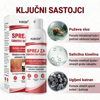 KUBOZN® 🎉SPREJ ZA OBNOVU SA PUZIMA za svrbežnu, perutavu kožu kod psorijaze 🎁